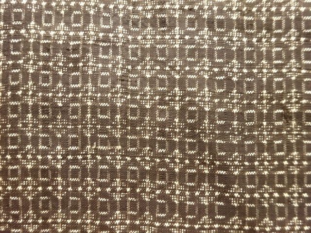 JAPANESE KIMONO / ANTIQUE MENS KIMONO / SILK / DORO OSHIMA TSUMUGI